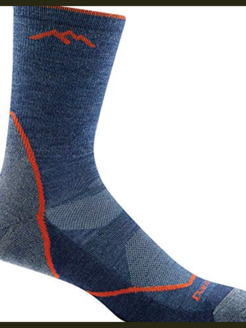 Merino Wool Lightweight Hiking Crew Socks Cushioned Made in USA
